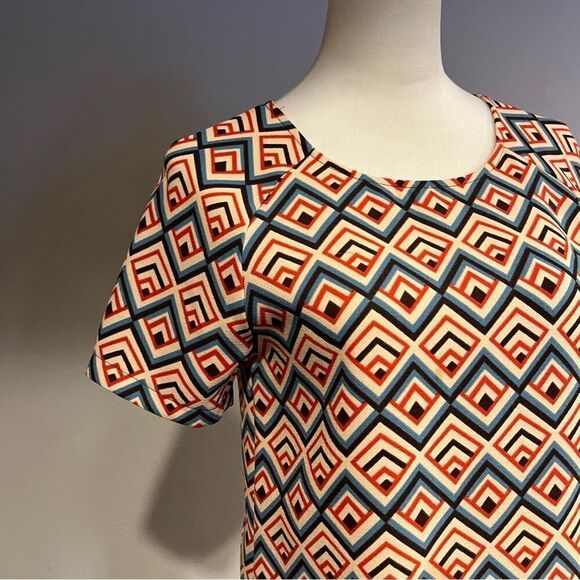 Everly short sleeve Geometric Patterned casual Dress size small - Picture 3 of 12